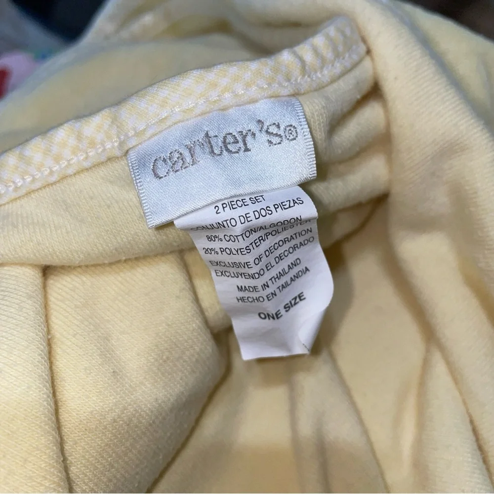 Vintage Carter’s Yellow Bear Baby Hooded Towel